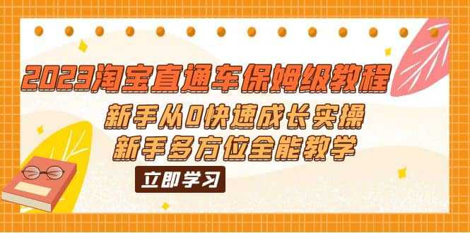 2023淘宝直通车保姆级教程：新手从0快速成长实操，新手多方位全能教学