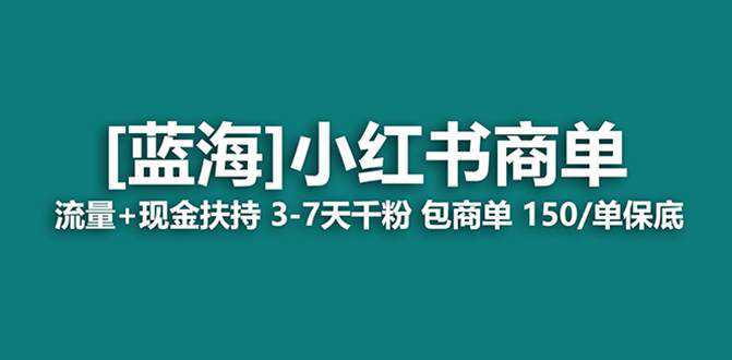 最强蓝海项目，小红书商单！长期稳定，7天变现，商单分配，月入过万